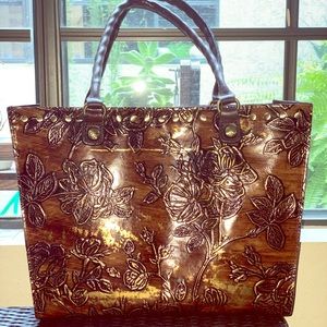 Patricia Nash Hand Bag 100% Leather Hand Bag